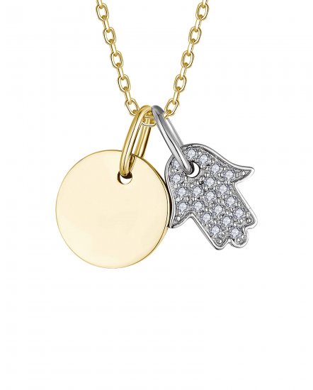 HAMZA ROUND DIAMOND PENDANT (TP3346)